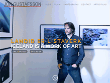 Tablet Screenshot of jongustafsson.com